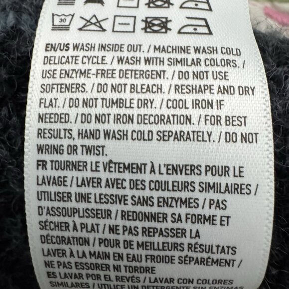 Royal Robbins Sweater Womens Large Wool Blend Cardigan Standard Fit Boho Aztec - Picture 8 of 9